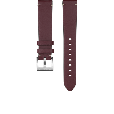 Khaki Pilot Red Leather Strap 18mm