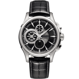 Jazzmaster Chronometer Watch Open Secret Black Dial H32756731