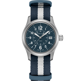 Hamilton watch blue dial sale