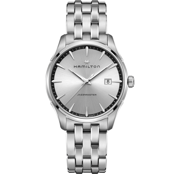 Hamilton jazzmaster silver dial sales
