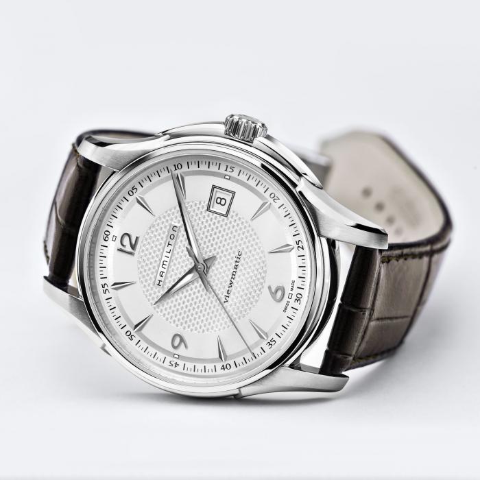 Jazzmaster Automatic Watch Viewmatic Silver Dial H32515555