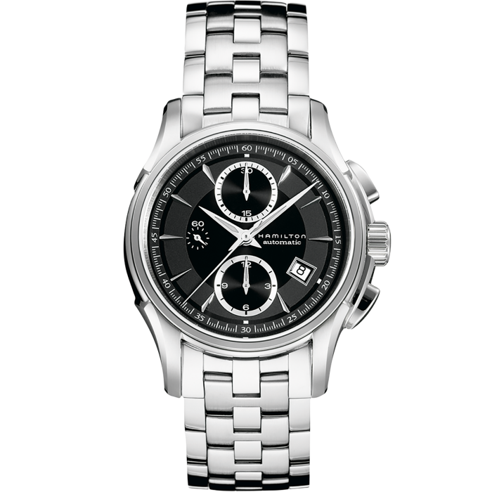 Jazzmaster Chronometer Watch Auto Chrono - Black Dial - H32616133
