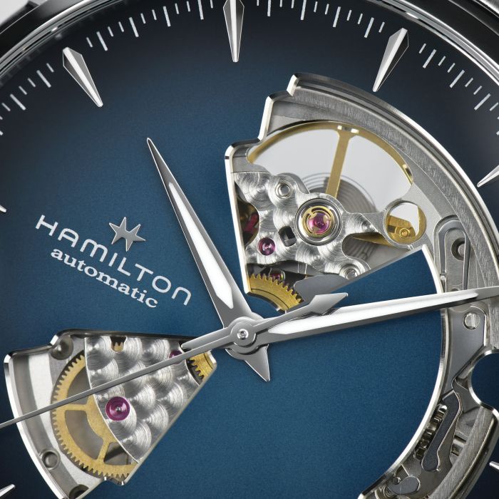 Jazzmaster Open Heart - smoked dial - H32675140 | Hamilton Watch