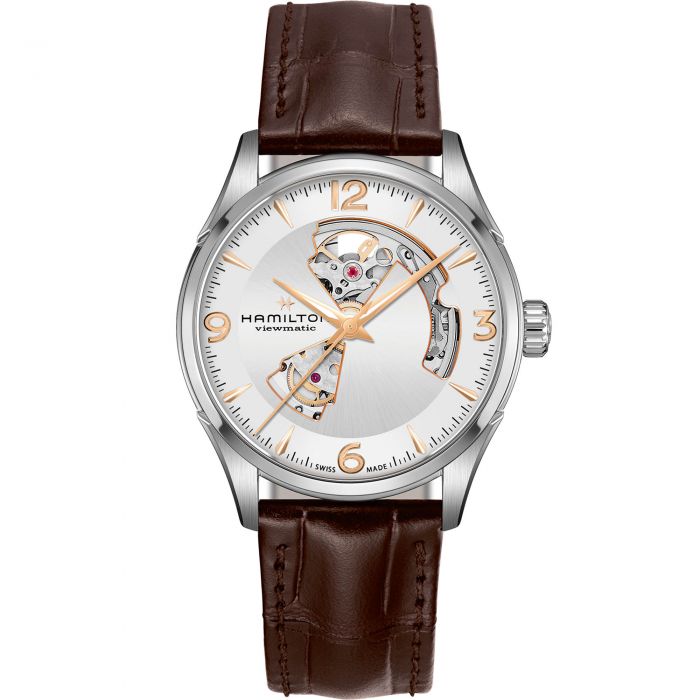 Jazzmaster Automatic Watch Open Heart - Silver Dial - H32705551 