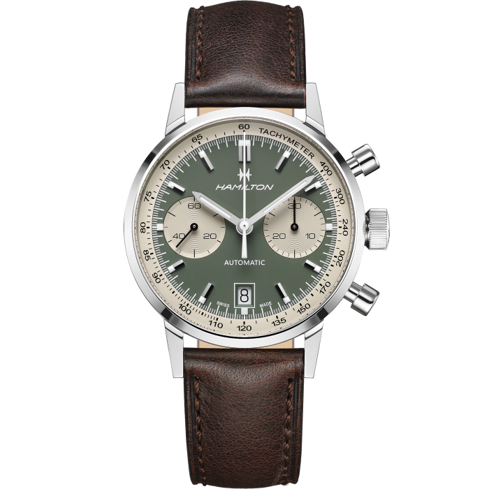 American Classic Intra-matic Auto Chrono - Green dial - H38416560