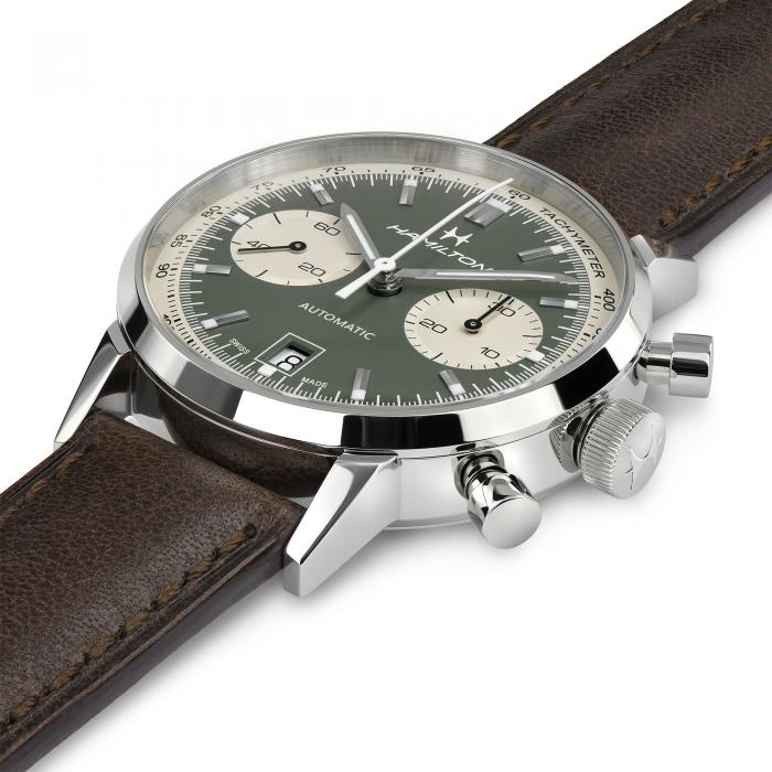 American Classic Intra-matic Auto Chrono - Green dial - H38416560