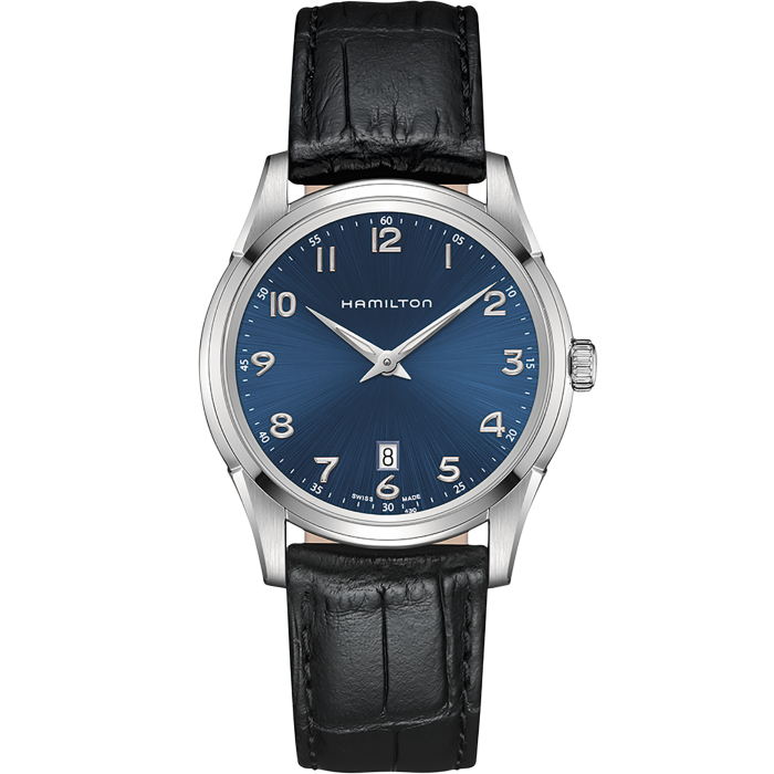 Jazzmaster Quartz Watch Thinline - Blue Dial - H38511743