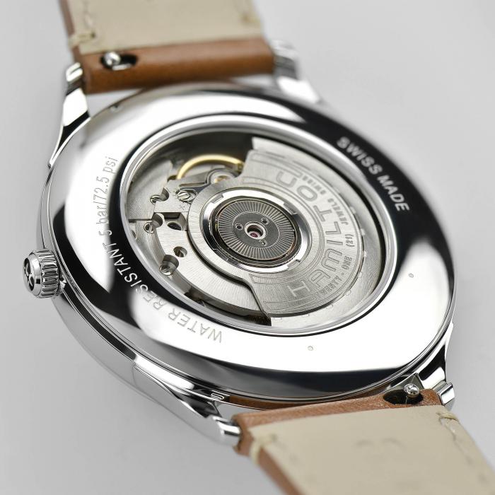 Jazzmaster Automatic Watch Thinline Blue Dial H38525541
