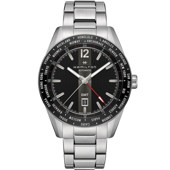 Broadway Watch GMT - Black Dial - H43725131 | Hamilton Watch