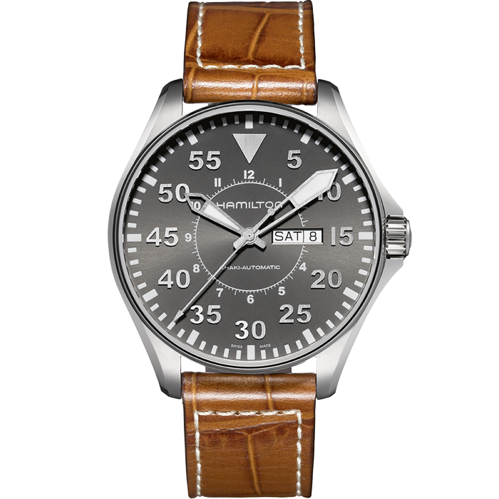 Khaki Aviation Pilot Day Date Auto Khaki Aviation Pilot Day Date Auto