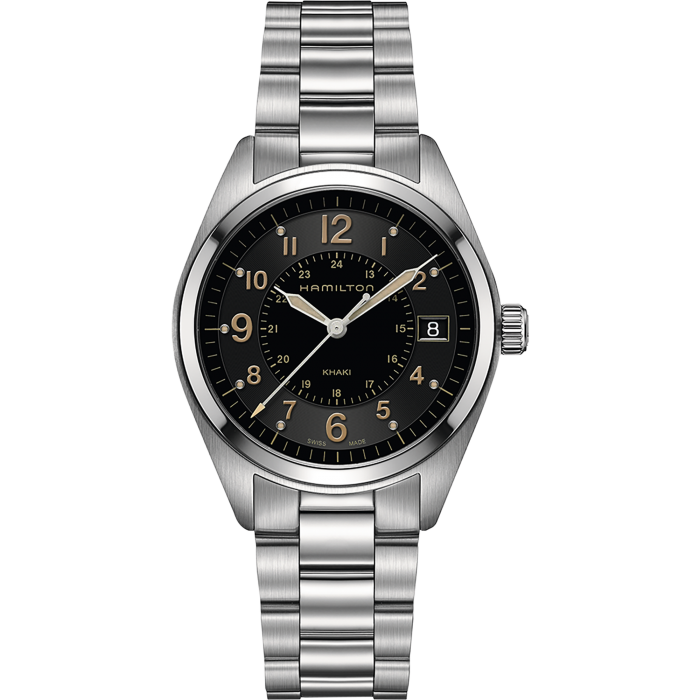 Khaki Field Quartz Watch - Black Dial - H68551133 | Hamilton Watch