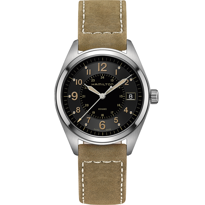 Khaki Field Quartz Watch - Black Dial - H68551833 | Hamilton Watch