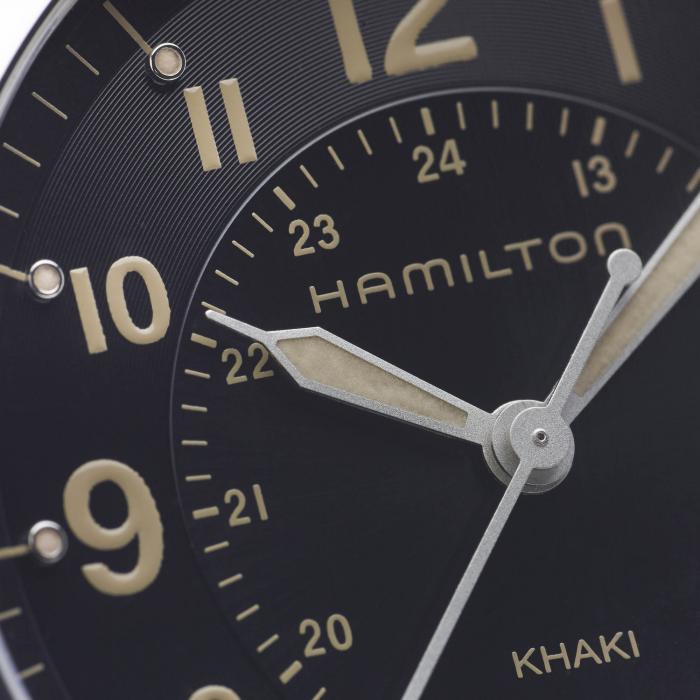 Khaki Field Quartz Watch Black Dial H68551833 Hamilton Watch