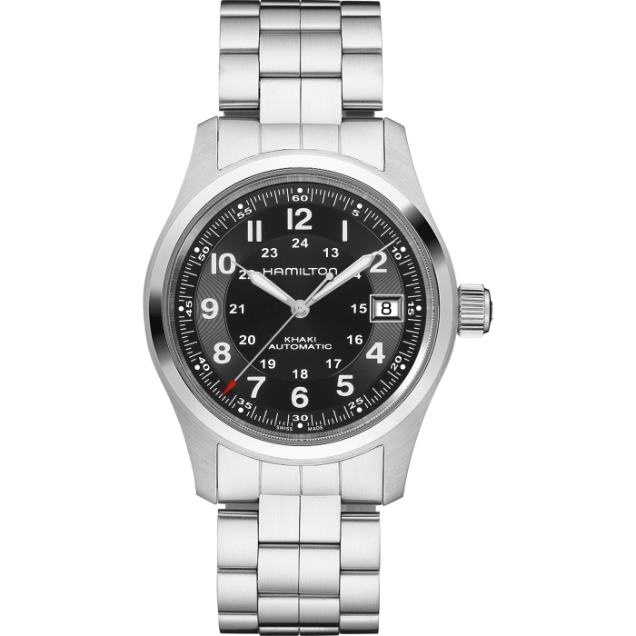 Khaki Field Automatic Watch - Black Dial - H70455133 | Hamilton Watch