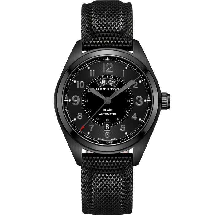 hamilton khaki field day date black