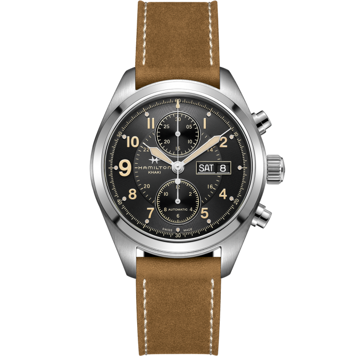 Khaki Field Chronometer Watch - Black Dial - H71616535 | Hamilton