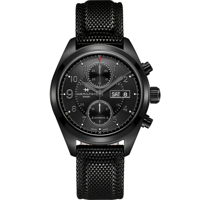 Khaki Field Chronometer Watch - Black Dial - H71626735