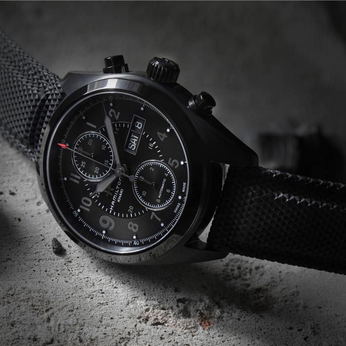 Khaki Field Chronometer Watch - Black Dial - H71626735