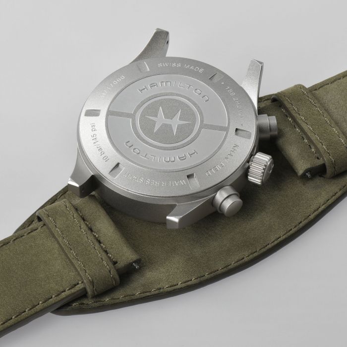 Khaki Field Green Strap 22mm Hamilton Watch H6007171071