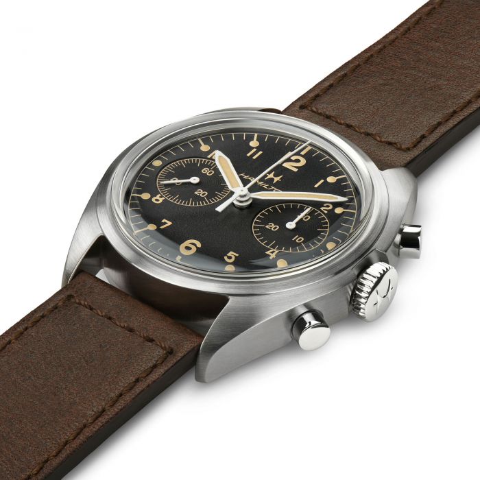 Hamilton’s new Khaki Aviation Pioneer Mechanical Chronograph H76409530_detail_laidview_lowresweb