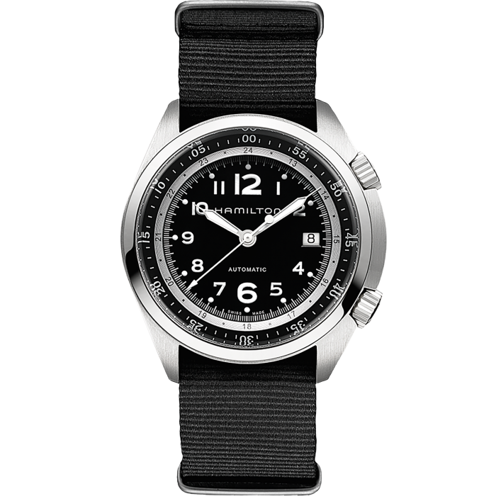 Khaki Aviation Automatic Watch Pioneer - Black Dial - H76455933 | Hamilton  Watch