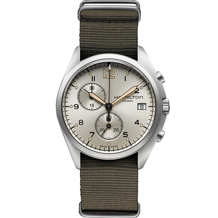 HAMILTON PILOT PIONEER CHRONO QUARTZ