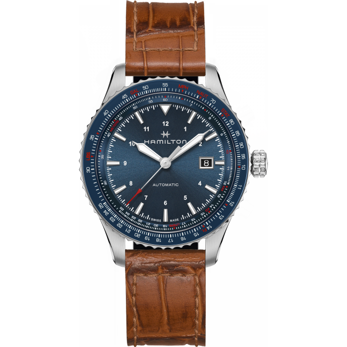 Hamilton khaki pilot best sale gmt