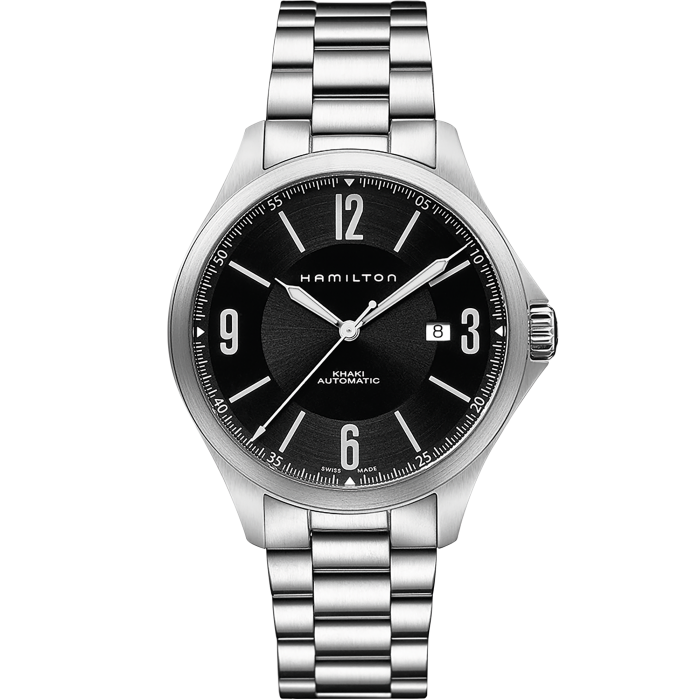 hamilton khaki aviation black
