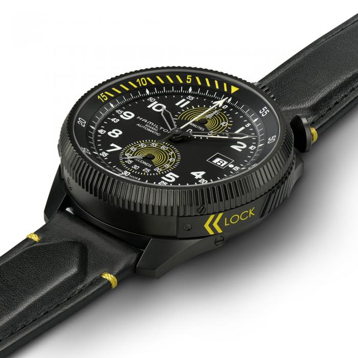 Khaki aviation outlet takeoff auto chrono
