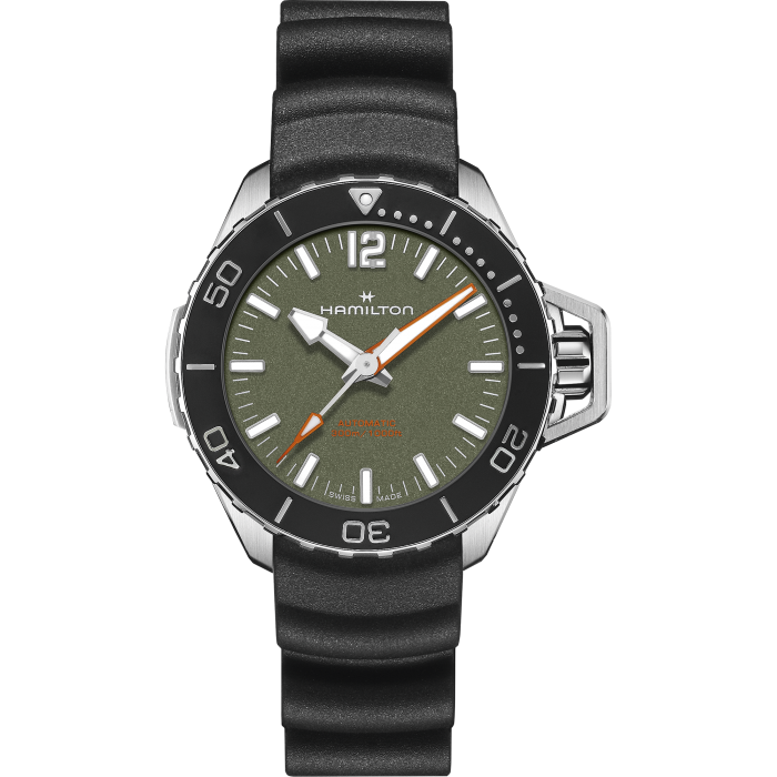 Khaki navy best sale frogman titanium auto