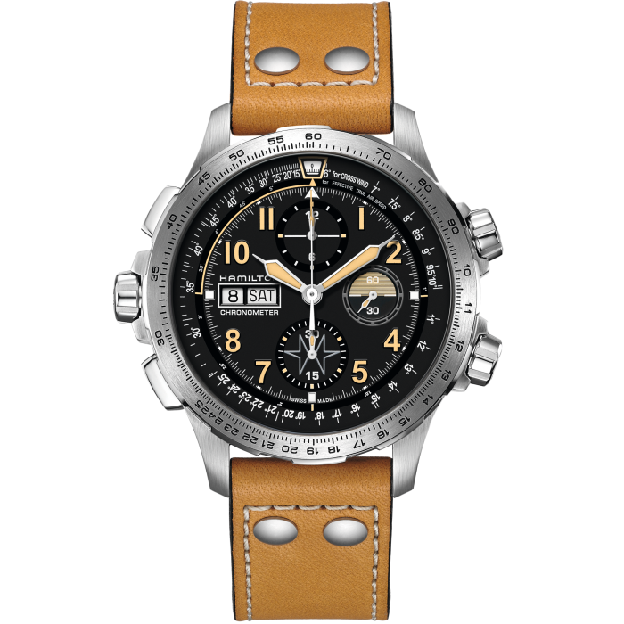 Khaki Aviation X-Wind Day Date Automatic Chronometer Watch 