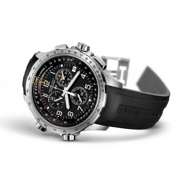Khaki Aviation X-Wind GMT Chronometer Quartz Watch - H77912335 