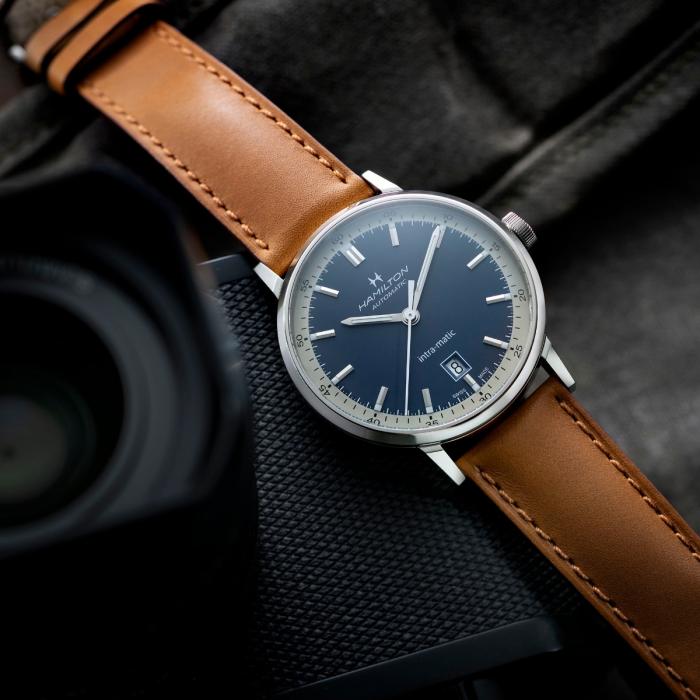 AMERICAN CLASSIC Intra Matic Auto 40mm Steel case Blue dial