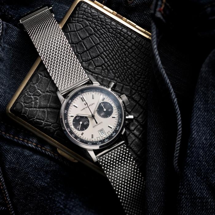 Hamilton chronograph deals intra matic