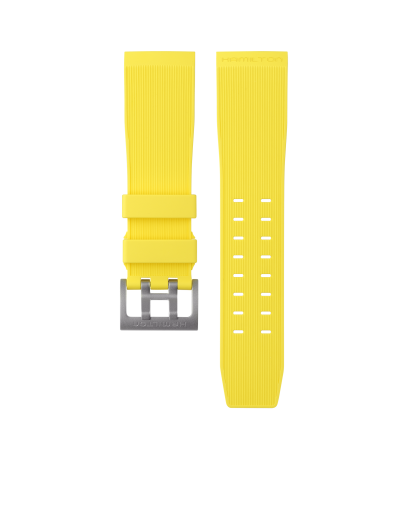 Yellow Rubber strap 24m