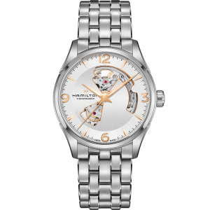 Jazzmaster Automatic Watch Open Heart - Silver Dial - H32565155