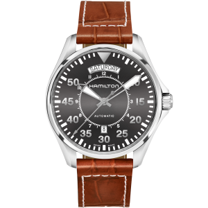 Khaki Aviation Pilot Day Date Automatic Watch - H64715885
