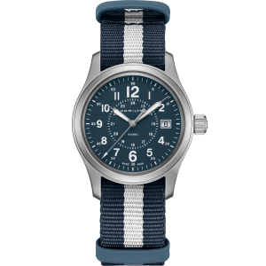 Khaki Field Quartz Watch - Blue Dial - H68201943 | Hamilton Watch