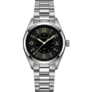 Khaki Field Quartz Watch - Black Dial - H68401735 | Hamilton Watch