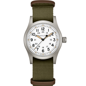 Khaki Field Mechanical 38mm - Stainless steel / White dial / Steel
