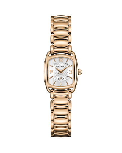 HAMILTON Pulsomatic ゴールド/ブラック Hamilton Pulsomatic Automatic Digital Mens Watch H52545339
