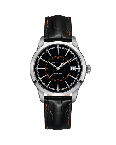 American Classic RailRoad Skeleton Auto Dial color Black H40655731 Hamilton Watch