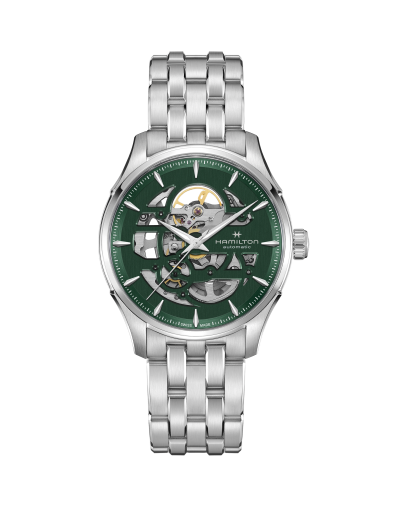 ハミルトン ジャズマスター 腕時計 デイト シルバー ブラック ジャンク ジャズマスター Chrono Quartz - ダイヤルカラー:ブラック