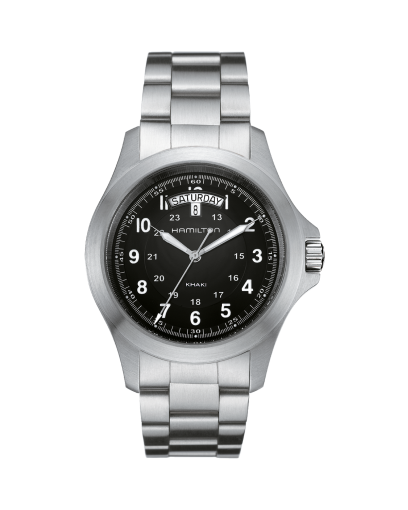 Khaki Field Quartz - Farbe des Zifferblatts:Schwarz - H68551933 