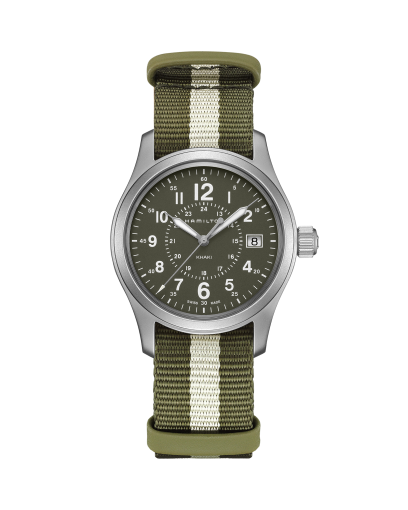 Khaki Field Quartz - Farbe des Zifferblatts:Blau - H68201043  