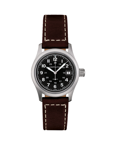 Khaki Field Quartz - Farbe des Zifferblatts:Schwarz - H68551733 