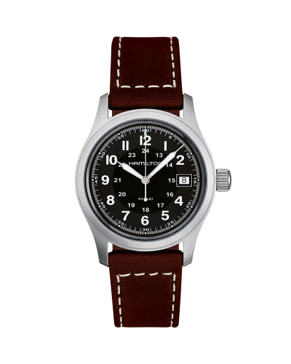 Khaki Field Mechanical 38mm - Dial color:Black - H69439931 