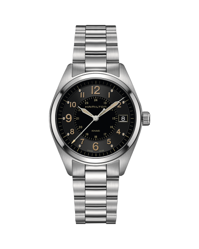 Khaki Field Quartz - Dial color:Black - H68551933 | Hamilton Watch