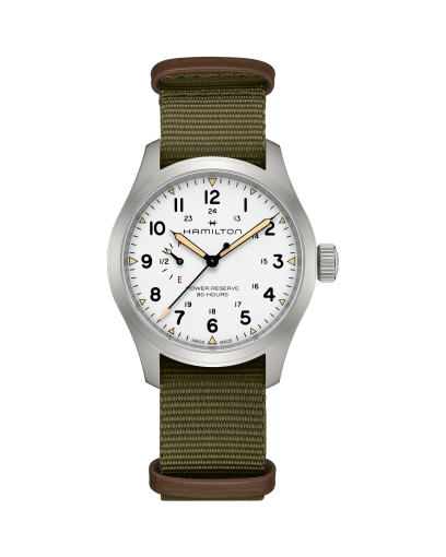 時計 Hamilton Khaki Field Mechanical - Dial color:Green - H69449961