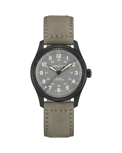 Khaki Field Titanium Auto Dial color Black H70205830 Hamilton Watch